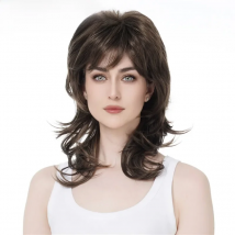 StrongBeauty Natural Synthetic Capless Medium Long Wig Wavy Blonde Wigs For Women 14 Colors