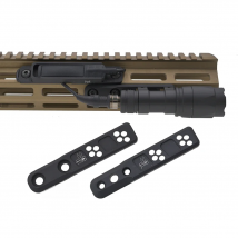 Mlok Keymod Picatinny Offset Side Inline light Mount for M-lok Rail SF M300 M600 Series Flashlight