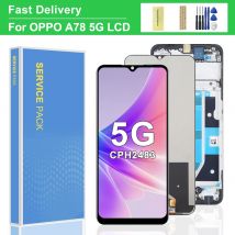6.56 ''Per OPPO A78 5G Display LCD Con Telaio Touch Screen CPH2483 CPH2495 Pannello Parti di Ricambio