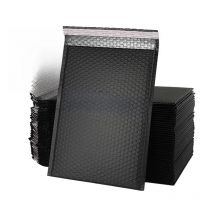 50 Pcs 18*20cm Bubble Envelope Black Bubble Mailer Bubble Mailers Padded Envelopes Gift Packaging Lined Self Seal Bag
