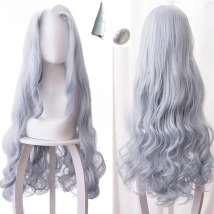 2020 New Anime Boku no Hiro Akademia Eri Chisaki Woman Gray Blue Wig Cosplay Heat Resistant Synthetic Wigs + Wig Cap