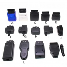 12 Types Option J1962 Male Connector 12V Car OBD Shell Plug with Screws OBD2 16pin OBD DIY Assemble Diagnostic Interface Socket