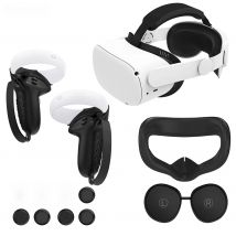 VR Protective Cover Elite Strap Head Strap Touch Controller Shell Case With Strap Handle Grip For Oculus Quest 2 Accessories