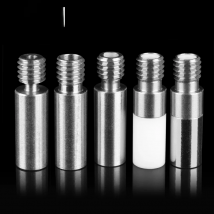 3DSWAY 3D Printer Parts Stainless Steel Smooth Throat Heat Break 1.75mm Filament with PTFE Remote Feeding Bore 4.1 Heatbreak