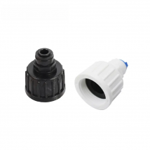 1/4” to 3/4" Female Thread Quick Connector White Black Optional Irrigation Misting System 1/4" Quick Pushing Slip Lock Coupling
