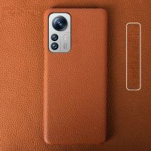 Luxury Litchi Grain Genuine Leather Case For Xiaomi 12 Pro 12X 13T 14Pro 12SUltra 12Lite Cover Back Etui Coque Shockproof Funda