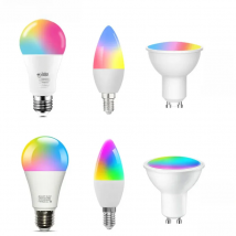Tuya Smart WiFi Zigbee RGB CCT E27 9W LED Bulb E14 5W LED Candle light GU10 5W LED Spot light lamp Alexa Home Siri Alice Control