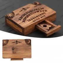 NEW Handmade Ouija Board With Drawer Home Decoration Talking Spirit Board Miniature Spirit Board With Drawer Love Lock Retro