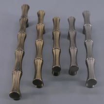 1x Bamboo shape Drawer Handle Retro Cabinet Wardrobe Knob Door Handles Vintage cabinet Drawer Handles and Pulls 64mm 96mm 128mm