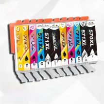 PGI-570XL CLI-571XL FOR Pixma TS 5055 9055 5050 5051 5052 5053 Printer ink cartridge pgi570 cli571 pgi-570 full ink refill