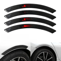 Wheel Eyebrow Anti-collision Strips Decorative Sticker General Modified Carbon Fiber Decorative Strips Anti-scratch Sticker for