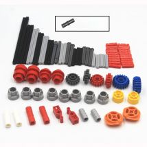 130 pcs Building Blocks Bulk MOC Technical Parts Bricks Technical Gear Series Compatible with Lego for Kid Boy Toy NOC-TSMA130