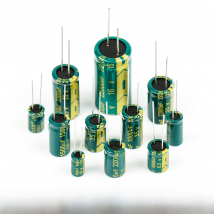 JCCON Aluminum Electrolytic Capacitor | High Frequency Low ESR | 6.3V-450V, 100UF-470UF | For Audio & Power Supply