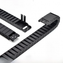 1meter Cable Chain Semi-Enclosed 15*20 30 40 50mm Wire Transmission Carrier Plastic Drag Towline For 3D Printer CNC Engraving