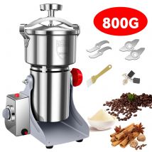 Molinillo eléctrico de 800G y 220 para granos, molinero de café en polvo a base de hierbas, alimentos secos, trituradora inteligente de cereales y especias de alta velocidad