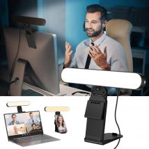 LED Monitor Light Bar Flexo Desk Lamp USB 3 Colors Remote Control For Computer Laptop Screen Hanging Reading Light