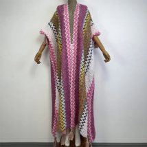 WINYI woman Winter tassel Knitted cardigan coat Loose Christmas Fashion hipster party dress Thick Warm free size Female cloke