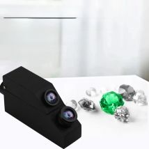 Professional Gem Refractometer 1.30 ~ 1.81 RI Range Gemstone ldentification w/ Monochromatic Light Filter + Polarizing Lens