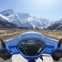 Digital Motorcycle Speedometer White Backlight Multi LED Dashboard RPM For EX5 Class1 CX DX Honda Wave C100 CD100 Speed Odomete