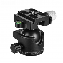 Andoer H-35 Tripod Ball Head Panorama Ballhead Mount Adapter U-Groove Low Gravity Center Design Max. 15kg/33lbs Load Capacity