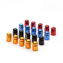 GUB 2pcs Bicycle Tire Valve Caps Aluminum Alloy MTB Road Bike Tube Valve Cover AV/FV Schrader Nipple Cap Presta Valve Cover
