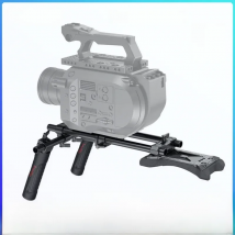 SmallRig Universal Basic Shoulder Kit for Shoulder Shooting Mode Multiple 1/4-20 Threaded Holes to Mount Other Accessories 2896B