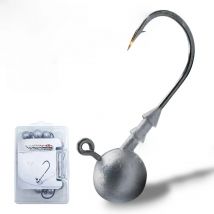 LSP 20pcs Jig Head Fishing hook 3.5g 5g 7g 10g 14g Round Ball Jig Head Hook Weedless Fishhook Carbon Steel Fishing Accessories