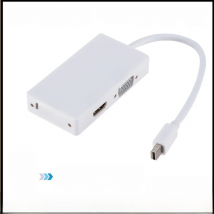 3 in 1 Mini DP DisplayPort to HDMI-compatible VGA DVI Adapter Mini DP Cable Converter for MacBook Pro Air DisplayPort Mini