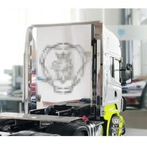 Protection plate 1/14 tractor R620 shell driver seat building G-6114 DIY decoration model