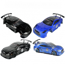 RC 260mm Wheelbase PVC Body Shell Drift Car Shell w/Sticker for 1/10 HSP 94123 Sakura SXI CS R31 Kyosho Tamiya TT01 TT02 Parts