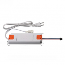 Mirror defogging power supply DC12V 36W 60W ultra-thin transformer LED lighting driver Bathroom mirror defogging