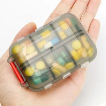 12 Grids Weekly Medicine Pill Box Pills Dispenser Organizer Tablet Pillbox Case Container Portable Drug Divider Drug Box