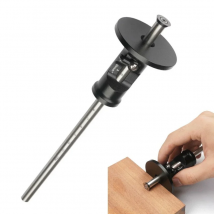 Woodworking Parallel Line Drawing Mortise Measuring Gauge DIY Multifunctional Aluminum Alloy Blade Resistance Marking Tools 1set