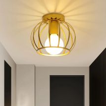 Vintage Ceiling Light,Industrial Retro Pendant Light,Cage Pendant Light,E27 Pendant Lamp,（Bulb not included）