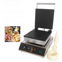 Xeoleo elektrische knusprige Eier brötchen maschine 1750w Eis waffel kegel hersteller 26cm