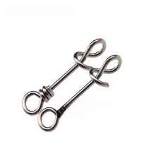KESFISHING 30pcs Quick Lock Snap Fishing Connector Fishhook Lures Tackle Pesca Fishing Accessories