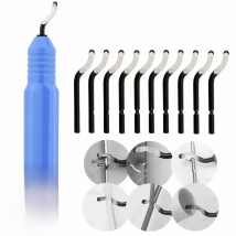 Burr Trimming Cutter Knife Scraper Deburring Tool Reamer Handle for Wood Plastic Aluminum Copper and Steel