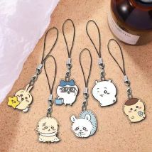 Chiikawa Mobile Phone Chain ハチワレ Hachiware うさぎ USAGI ちいかわ Mobile Phone Pendant Chain Cute Cartoon Character Small Gift