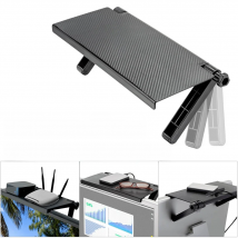 Desktop Screen Top Storage Shelf Rack Holder Computer Monitor Desktop Stand TV Rack Display Shelf Organizer Bracket No Punching