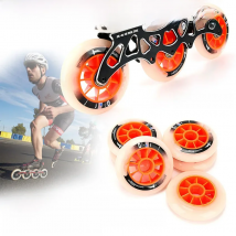 6pcs 90mm 100mm 110mm 125mm Inline Speed Skate Wheel 87a High elastic Speed Skating Competition Roller Skates Speed Race Wheels