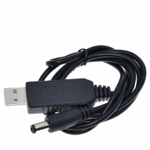 TZT 1/2PCS USB Power Boost Line DC 5V to DC 9V / 12V Step UP Module USB Converter Adapter Router Cable 2.1x5.5mm Plug