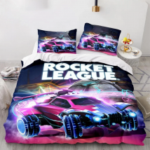 New Rocket League Bedding Set Bedspread Single Twin Full Queen King Size Car Rocket League Bed Set Aldult Bedroom Duvetcover