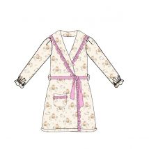 Wholesale Easter Children's Clothing Sets, Boutique Kids Bunny Egg Print Sleepwear Pajamas Matching Robes
