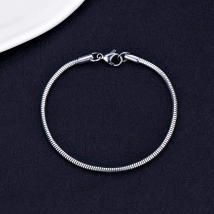 Wholesale price 3MM 4MM 316L stainless steel snake chain bracelet fashion party jewelry for men and women drop shipping