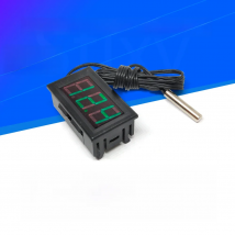 0.56 inch Temperature Sensor Module Meter Detector With Sensors Probe DC 5-12V 0.56" Thermometer LED