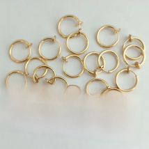 Stainless Steel Retractable Clip On Earrings Non Piercing Fake Hoop Earrings for Women Girls Without Ear Holes Clip Cuffs