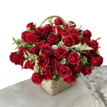 10 Heads Rose Bouquet Artificial Flowers Western Rose Wedding Decoration 6 Colors Peonies Fake Flowers Artificial Flowers
