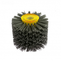 1 pcs 120x100x19mm Nylon Abrasive Wire Drum Polishing Wheel Electric Brush for Woodworking Metalworking