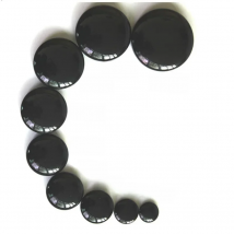 10Pcs White/Black Round Plastic Snaps Buttons Sewing Tools Decorative Button Garment Accessories For Baby Clothes