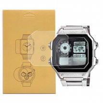 3PCS  Protector For  AE-1200 AE-1300 AE-1200WH  F-91 GW-M5610 DW-5600 W-800 A700 TPU Nano Screen Protector High Definition